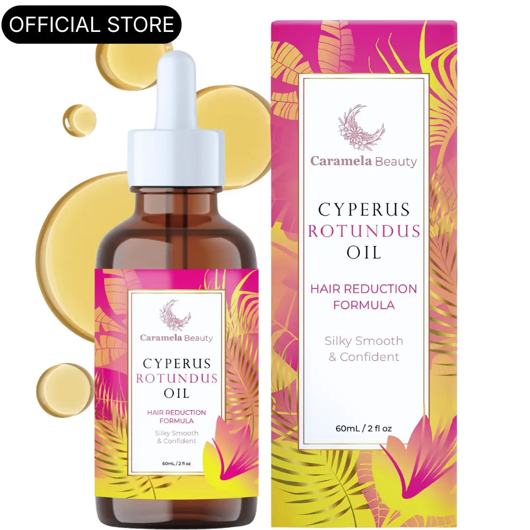 Caramela Beauty Cyperus Rotundus Oil - Naturally Derived Formula for Silky, Smooth Looking Skin - 60Ml/2Oz