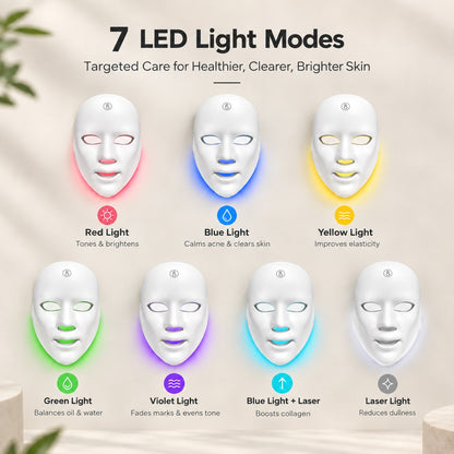 Multi-Color Cordless LED Face Mask